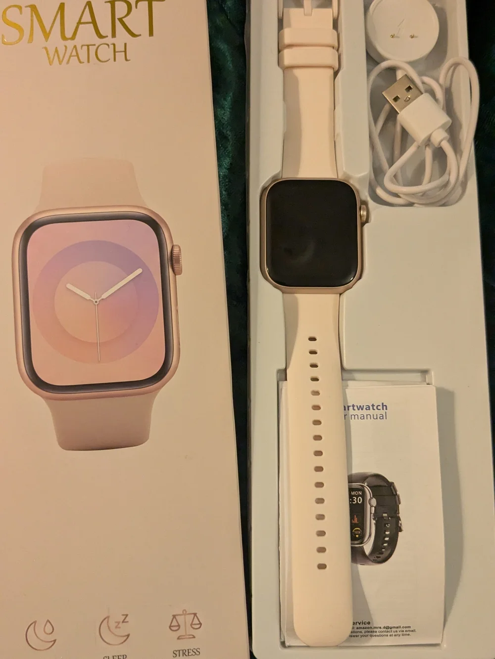 Smart Watch - Rose Gold Case with Pink Band
